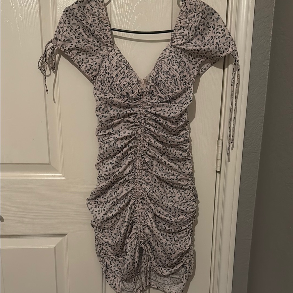 White Fox Boutique Black and White Bodycon Mini Dress